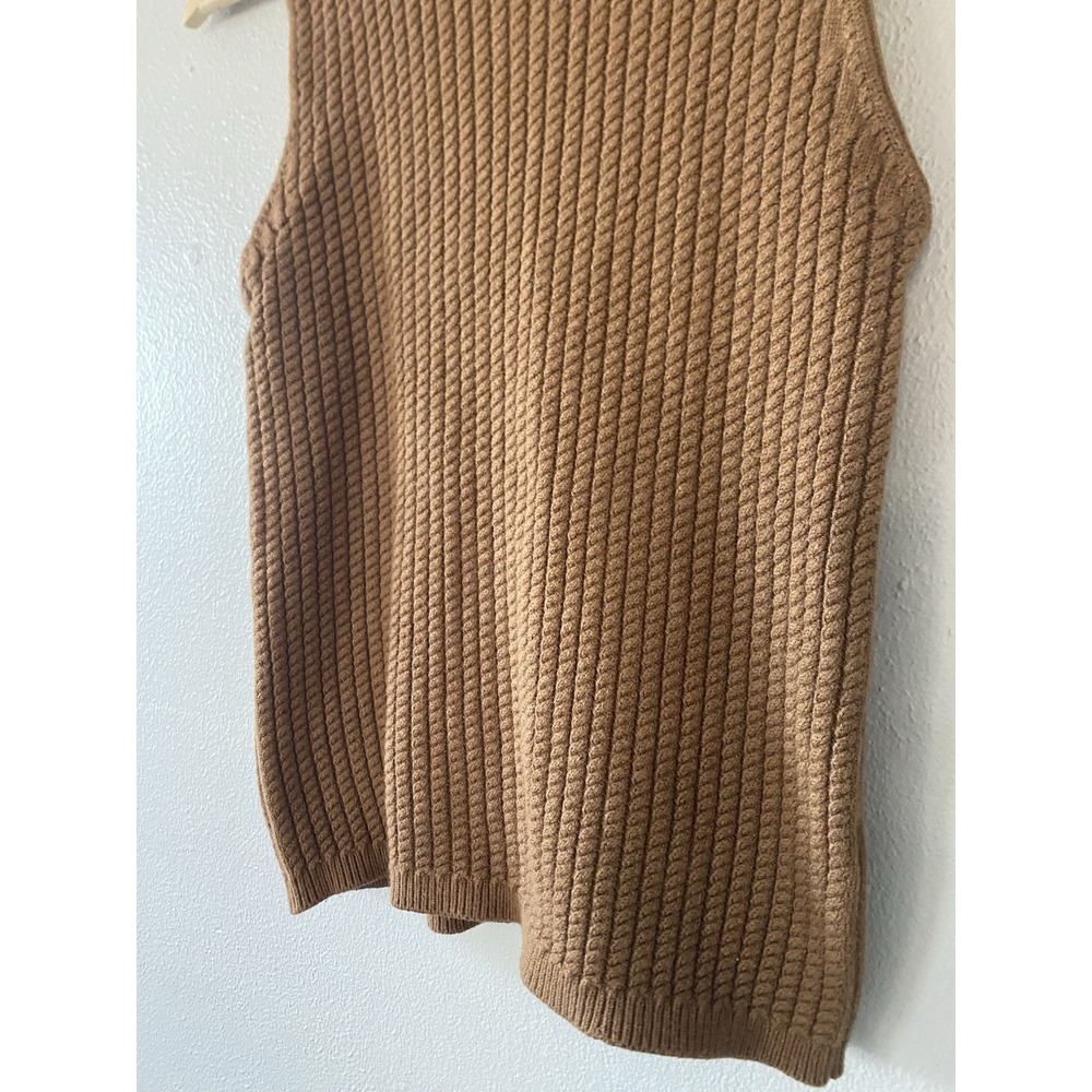 Elie Tahari Cable Knit Sweater Vest Women's Med Sz Med - Picture 3 of 8